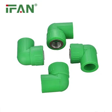 Колено с резьбой Ppr